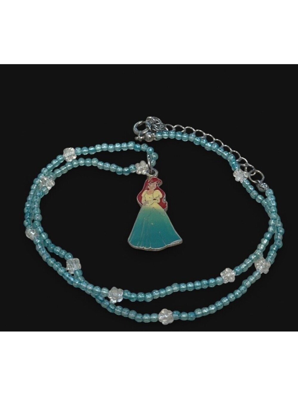 Vintage 90’s Disney Princess Ariel Charm Necklace
